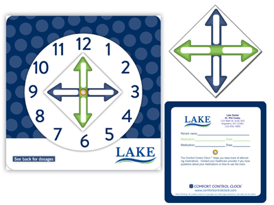 Blank arrows to write in your own med plan